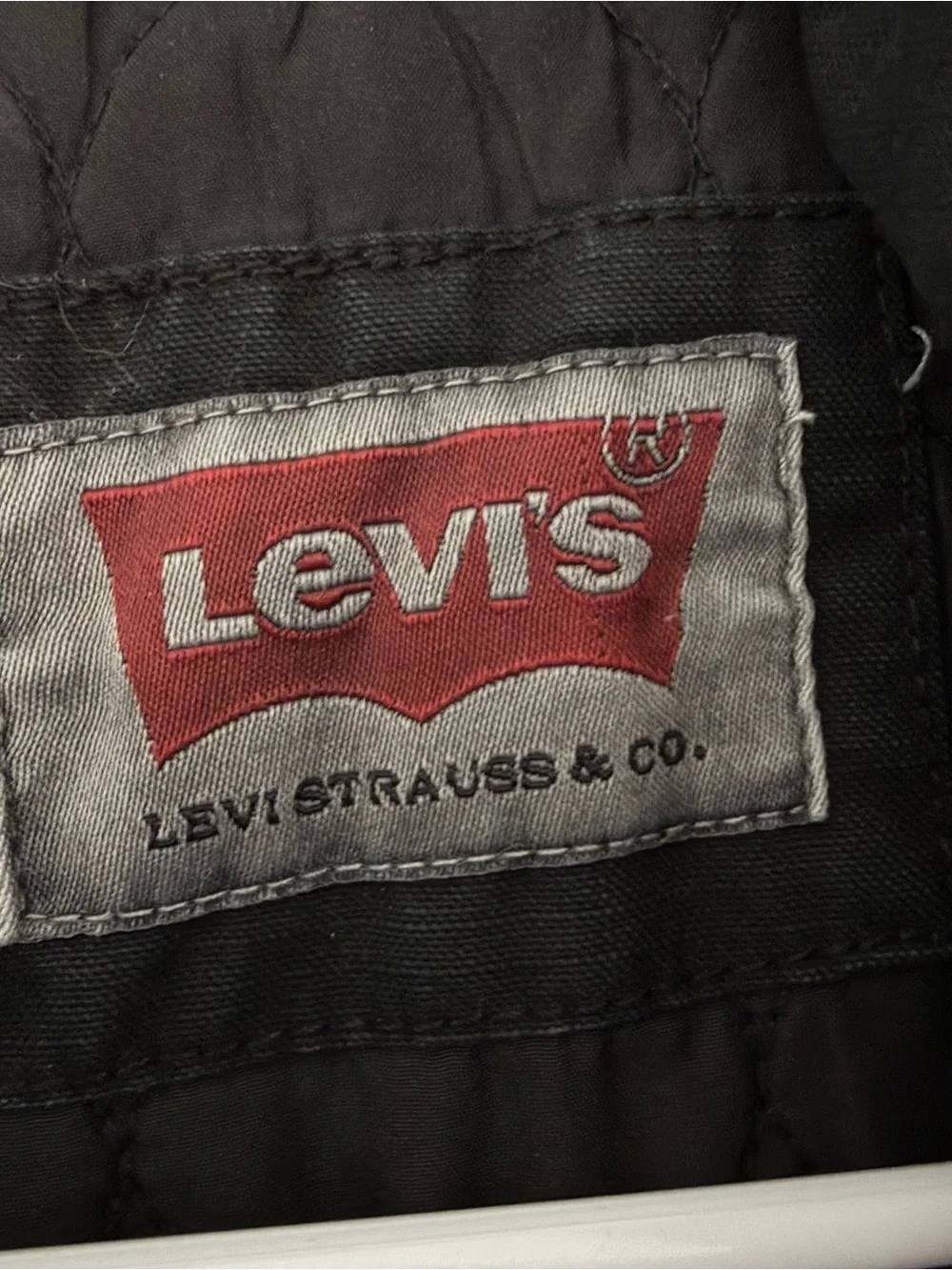 Levi's Black Men's Bomber-Style Field Jacket
